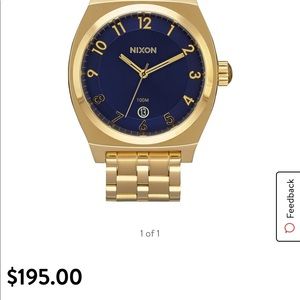 Nixon Time Teller Gold Watch